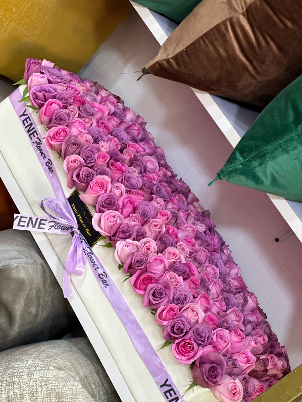 Luxurious Rose Bouquets in Rectangular Boxes - Image 2
